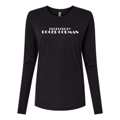 Produced By Roger Corman Womens Cotton Relaxed Long Sleeve T-Shirt