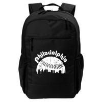 Philadelphia Baseball Retro Philly Skyline Game Day Backpack