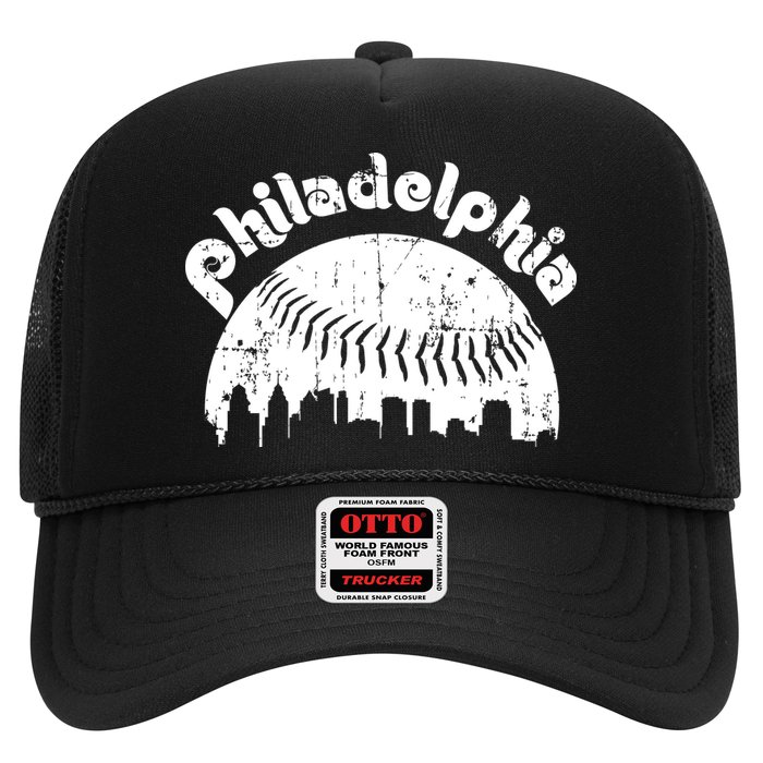 Philadelphia Baseball Retro Philly Skyline Game Day Hat