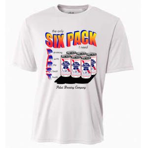 Pabst Blue Ribbon Beer The Only Six Pack I Need Cooling Performance Crew T-Shirt