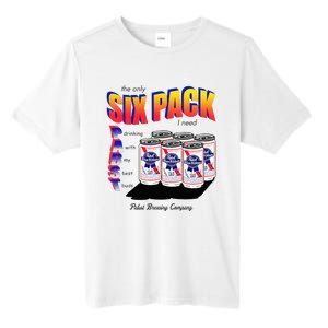 Pabst Blue Ribbon Beer The Only Six Pack I Need Tall Fusion ChromaSoft Performance T-Shirt