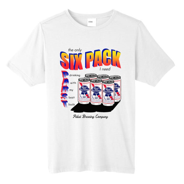 Pabst Blue Ribbon Beer The Only Six Pack I Need Tall Fusion ChromaSoft Performance T-Shirt