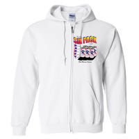 Pabst Blue Ribbon Beer The Only Six Pack I Need Full Zip Hoodie