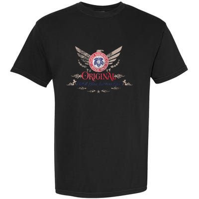 Pabst Blue Ribbon Beer Original Logo Eagle With Wings Garment-Dyed Heavyweight T-Shirt