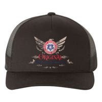 Pabst Blue Ribbon Beer Original Logo Eagle With Wings Yupoong Adult 5-Panel Trucker Hat