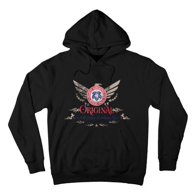 Pabst Blue Ribbon Beer Original Logo Eagle With Wings Hoodie