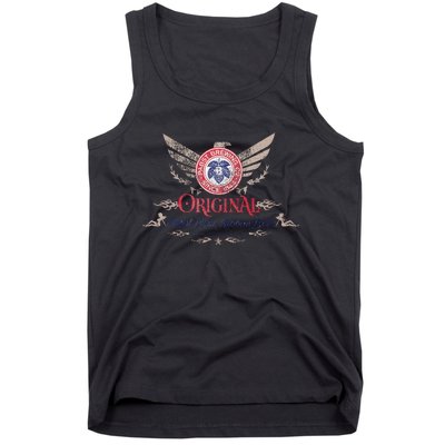 Pabst Blue Ribbon Beer Original Logo Eagle With Wings Tank Top