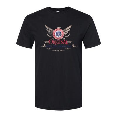 Pabst Blue Ribbon Beer Original Logo Eagle With Wings Softstyle CVC T-Shirt