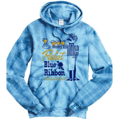 Pabst Blue Ribbon Beer Support Your Local Bartender Tie Dye Hoodie