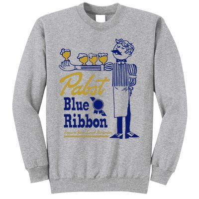 Pabst Blue Ribbon Beer Support Your Local Bartender Tall Sweatshirt