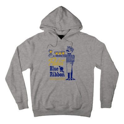 Pabst Blue Ribbon Beer Support Your Local Bartender Tall Hoodie