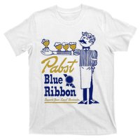 Pabst Blue Ribbon Beer Support Your Local Bartender T-Shirt