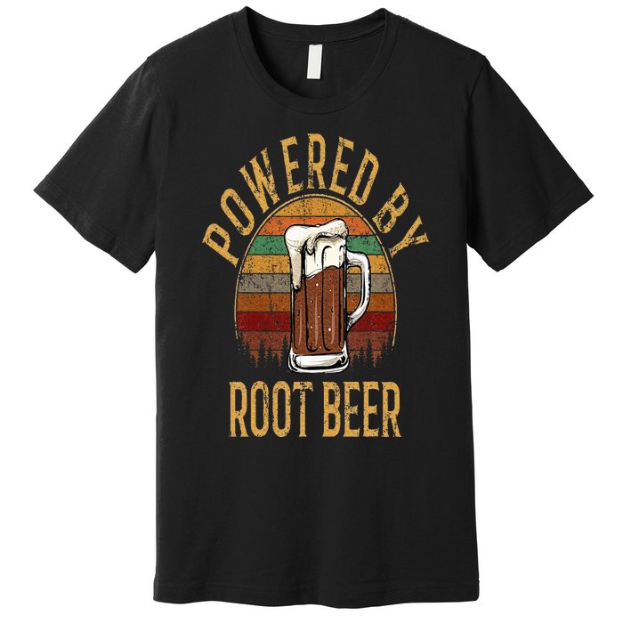 Powered by root beer root beer Premium T-Shirt