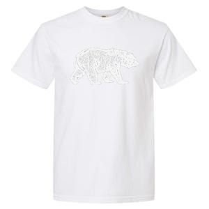 Papa Bear Retro Style Gift For Father Day & Dad Birthday Garment-Dyed Heavyweight T-Shirt