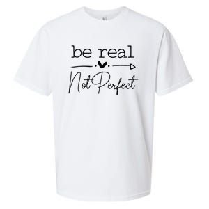 Positive Be Real Not Perfect Self Love Sueded Cloud Jersey T-Shirt