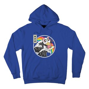 Panda Bear Ra Noodles Japanese Wave Anime Rainbow Kawaii Great Gift Hoodie