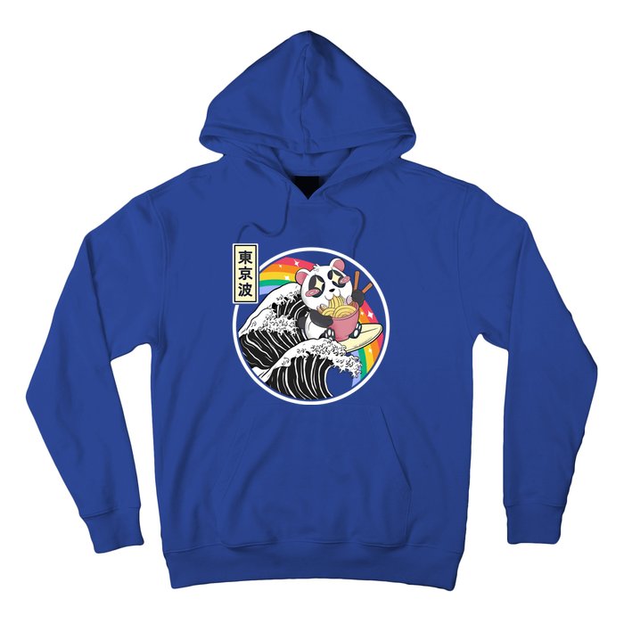 Panda Bear Ra Noodles Japanese Wave Anime Rainbow Kawaii Great Gift Hoodie