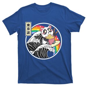 Panda Bear Ra Noodles Japanese Wave Anime Rainbow Kawaii Great Gift T-Shirt