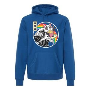 Panda Bear Ra Noodles Japanese Wave Anime Rainbow Kawaii Great Gift Premium Hoodie