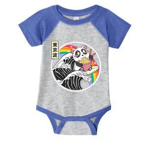 Panda Bear Ra Noodles Japanese Wave Anime Rainbow Kawaii Great Gift Infant Baby Jersey Bodysuit