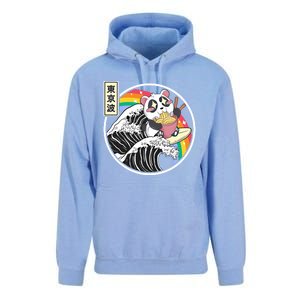 Panda Bear Ra Noodles Japanese Wave Anime Rainbow Kawaii Great Gift Unisex Surf Hoodie