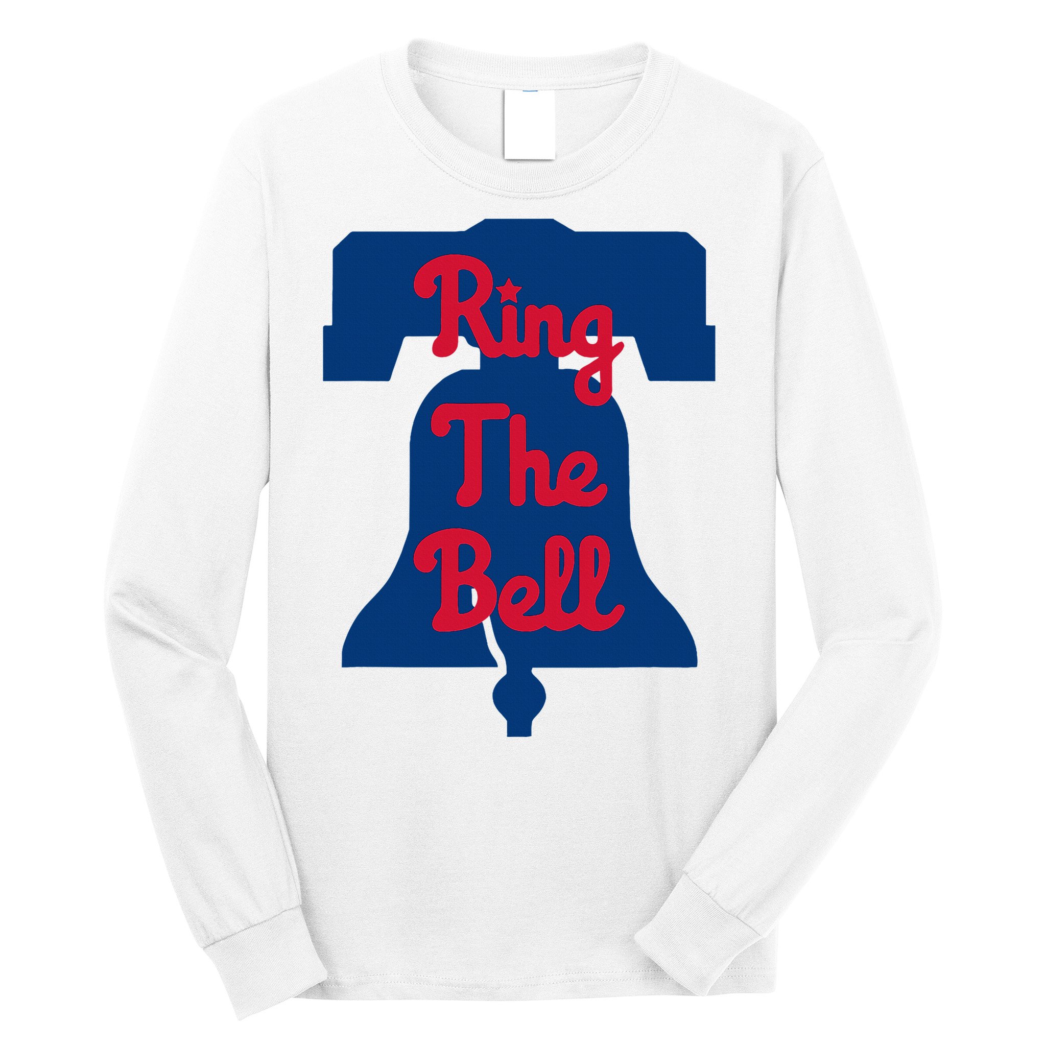 Philadelphia Baseball Ring The Bell Vintage Baseball Long Sleeve Shirt