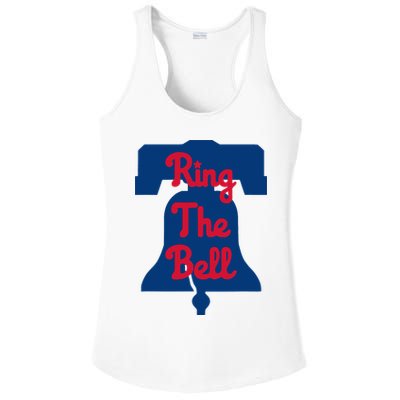 Philadelphia Baseball Ring The Bell Vintage Baseball Ladies PosiCharge Competitor Racerback Tank