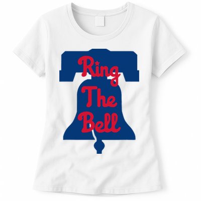 Philadelphia Baseball Ring The Bell Vintage Baseball Womens T-Shirt