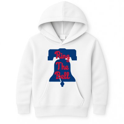 Philadelphia Baseball Ring The Bell Vintage Baseball Kids Hoodie