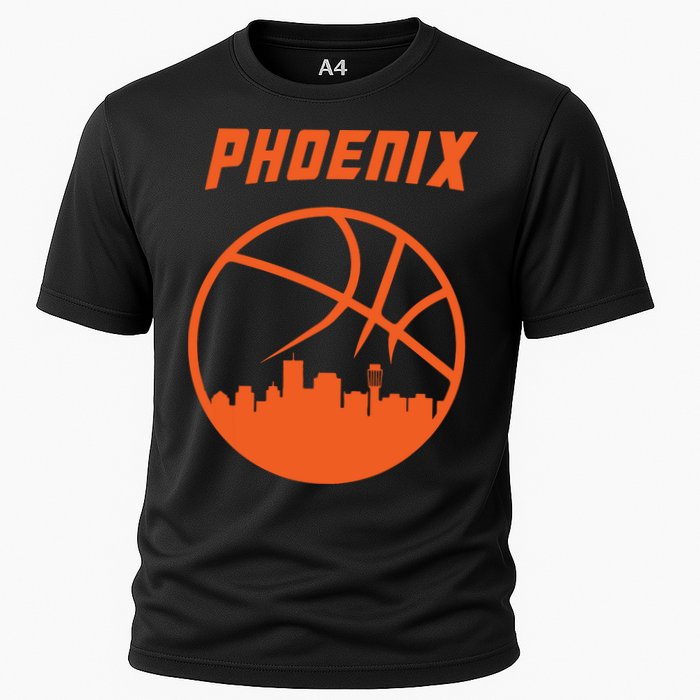 Phoenix Basketball Retro City Arizona State Bball Cooling Performance Crew T-Shirt