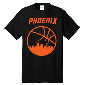 Phoenix Basketball Retro City Arizona State Bball Tall T-Shirt