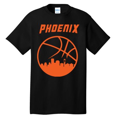 Phoenix Basketball Retro City Arizona State Bball Tall T-Shirt