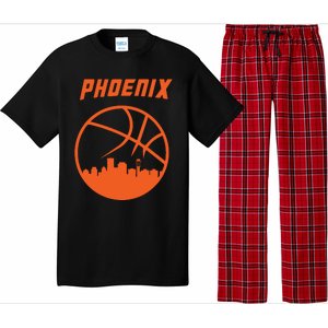 Phoenix Basketball Retro City Arizona State Bball Pajama Set