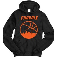 Phoenix Basketball Retro City Arizona State Bball Tie Dye Hoodie