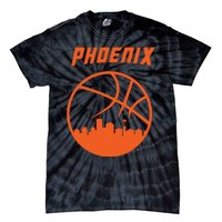 Phoenix Basketball Retro City Arizona State Bball Tie-Dye T-Shirt