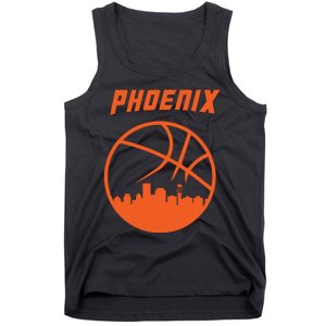 Phoenix Basketball Retro City Arizona State Bball Tank Top