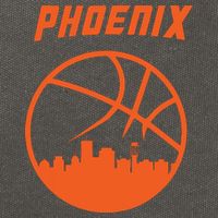 Phoenix Basketball Retro City Arizona State Bball Cotton Canvas Backpack