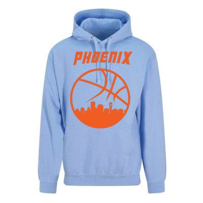 Phoenix Basketball Retro City Arizona State Bball Unisex Surf Hoodie