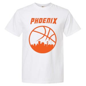 Phoenix Basketball Retro City Arizona State Bball Garment-Dyed Heavyweight T-Shirt