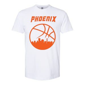 Phoenix Basketball Retro City Arizona State Bball Softstyle CVC T-Shirt