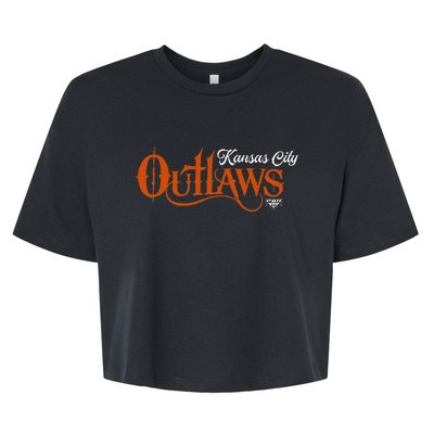 Professional Bull Riders Kansas City Outlaws Represent Bella+Canvas Jersey Crop Tee