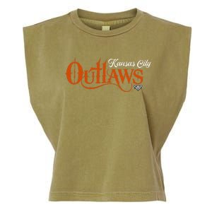 Professional Bull Riders Kansas City Outlaws Represent Garment-Dyed Women's Muscle Tee