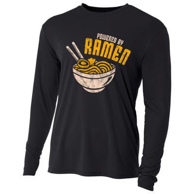 Powered By Ra Japanese Love Anime Noodles Cooling Performance Long Sleeve Crew