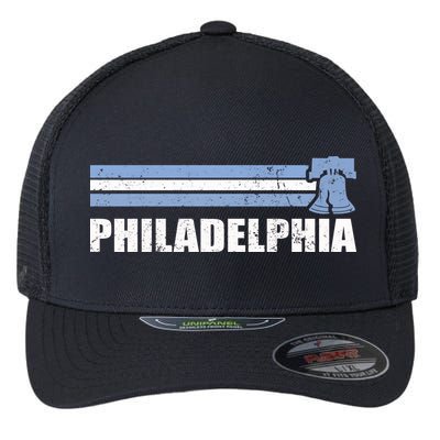 Philadelphia Baseball Retro Vintage Stripes Flexfit Unipanel Trucker Cap