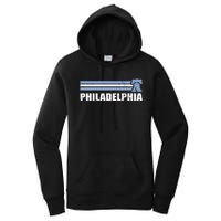 Philadelphia Baseball Retro Vintage Stripes Women's Pullover Hoodie