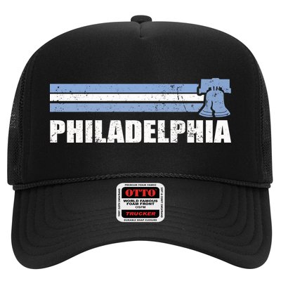 Philadelphia Baseball Retro Vintage Stripes Trucker Hat