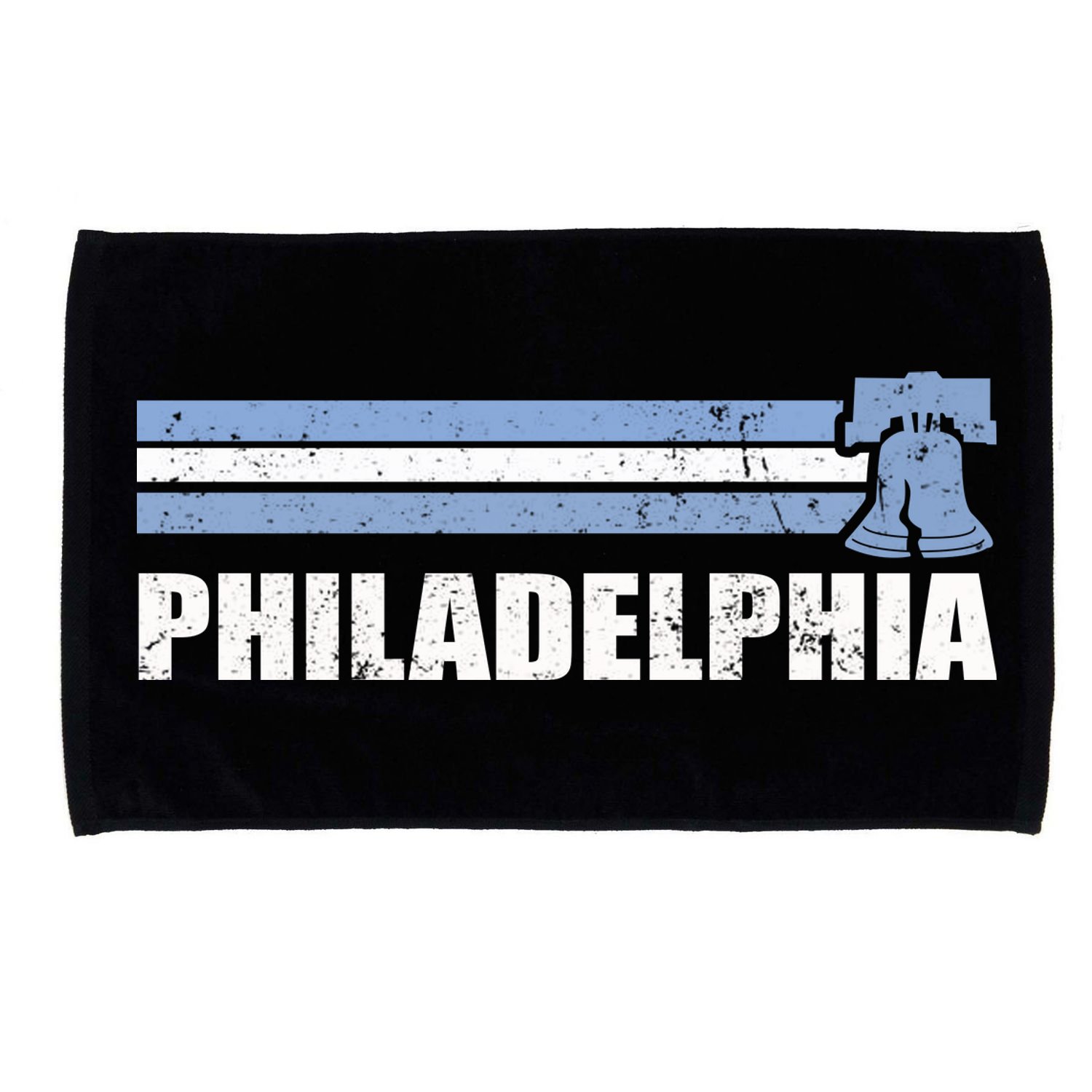 Philadelphia Baseball Retro Vintage Stripes Microfiber Hand Towel