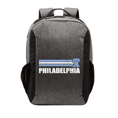 Philadelphia Baseball Retro Vintage Stripes Vector Backpack