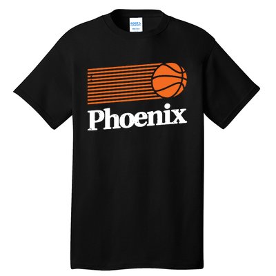 Phoenix Basketball Retro City Arizona State Bball Tall T-Shirt