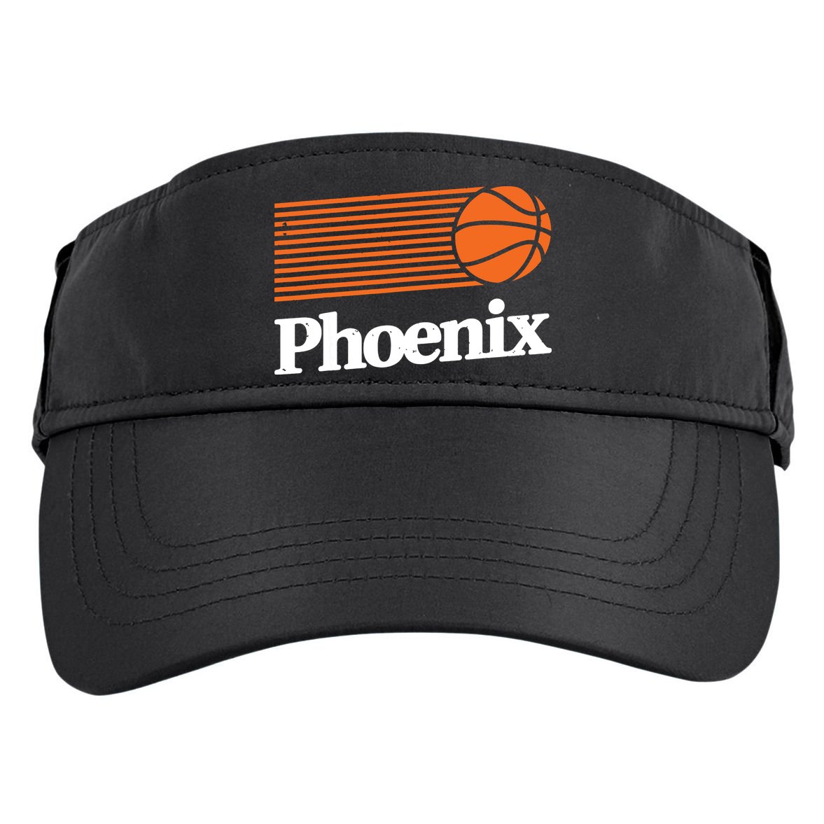 Phoenix Basketball Retro City Arizona State Bball Adult Drive Performance Visor